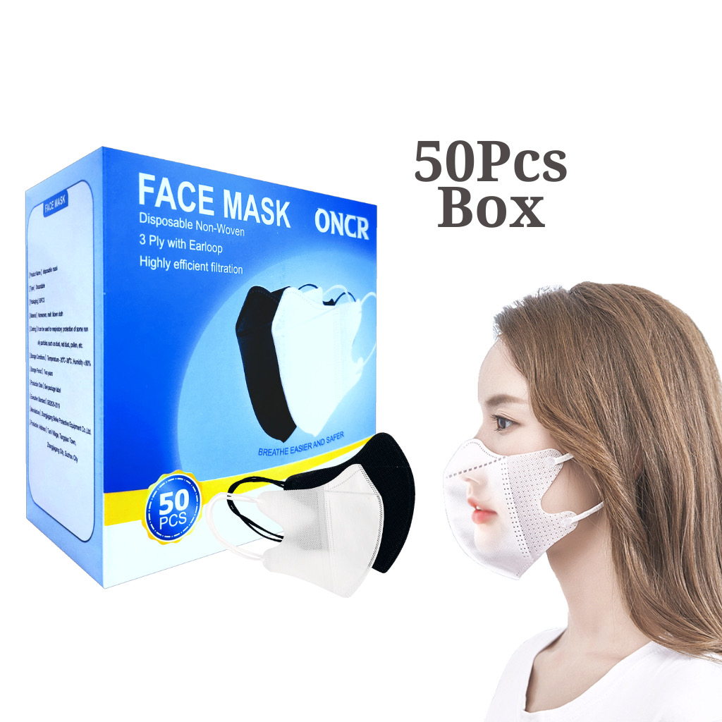 masker duckbill model garis sensi izin kemenkes 1box isi 50pcs