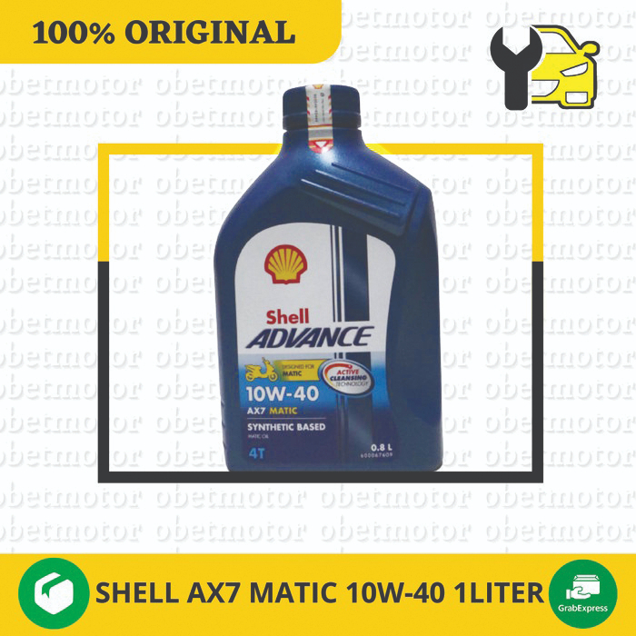 OLI SHELL MATIC ADVANCE AX7 4T SCOOTER 10W40 VARIO 125 BEAT HONDA