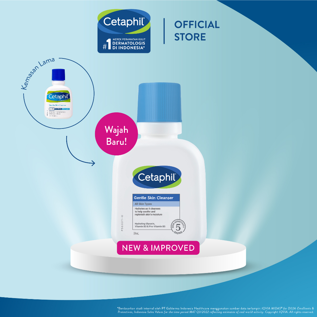 Cetaphil Moisturizing Lotion 59ml + Gentle Skin Cleanser 59ml