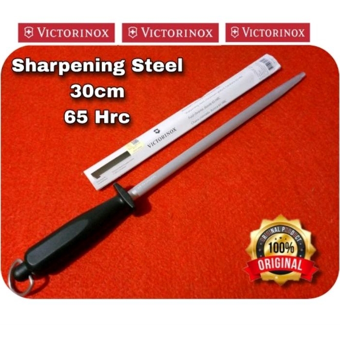 Sharpening Steel VICTORINOX 30cm dan 25cm Stik Pengasah Pisau 65Hrc Original