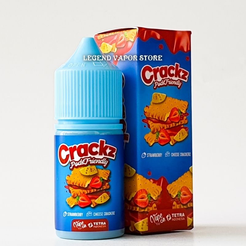 SALT NIC - LIQUID CRACKZ Strawberry Cheese Crakerz 30ML 12MG AUTHENTIC