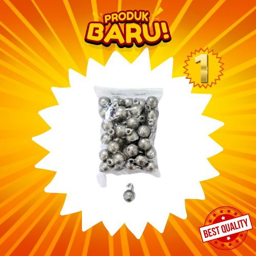 Timah Pancing Gendang Per Kantong Timah Pancing  Tipe Gendang PerKantong No 1, 2 , 3 Terlaris