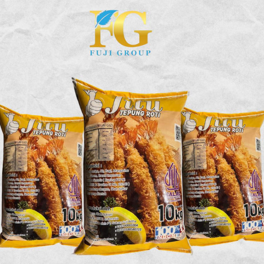 Grab Gojek Only Tepung Roti Mix JITU / Breadcrumb Mix 10kg (1Sak) JITU