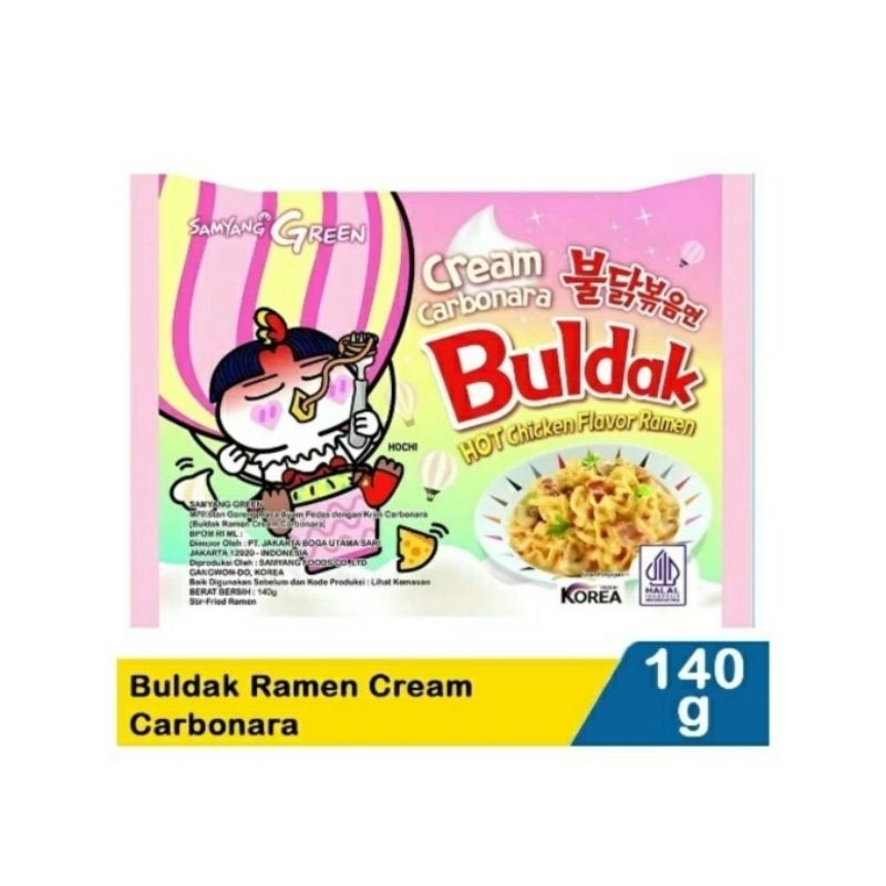 

MIE SAMYANG BULDAK RAMEN CREAM CARBONARA 140 GR