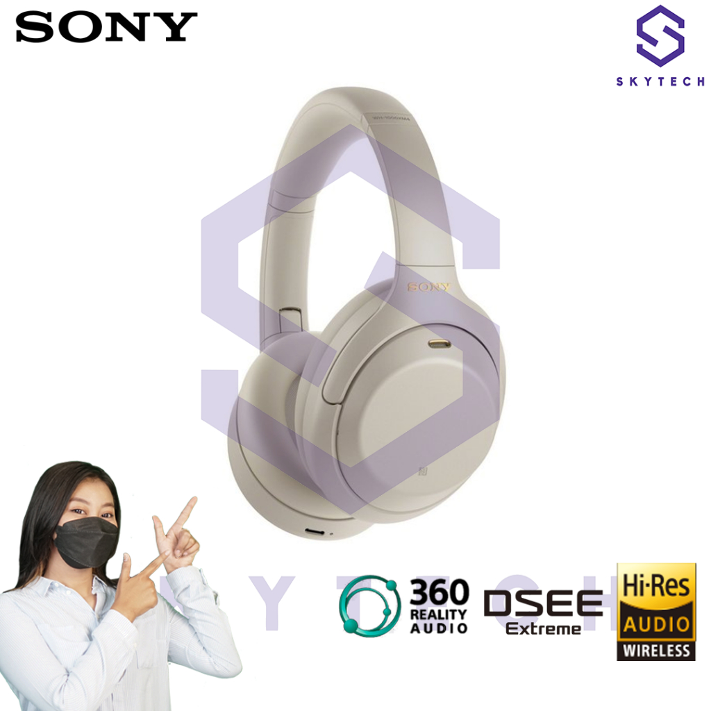 HEADSET BLUETOOTH SONY WH 1000XM4 BLACK ORIGINAL GARANSI RESMI