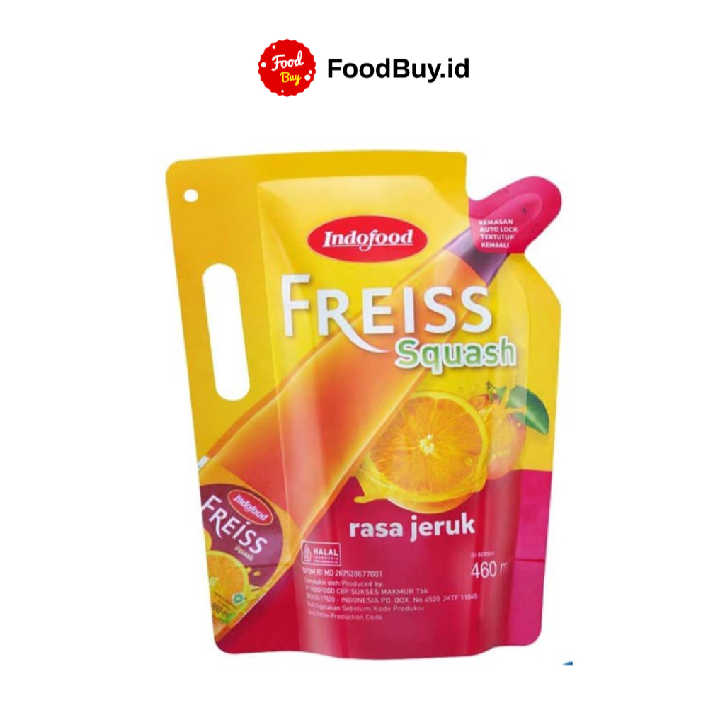 Indofood Freiss Sirup Squash Rasa Jeruk 460 ml