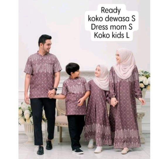 Sarimbit Zayn Zayna Greenism Ready Stok warna mauve