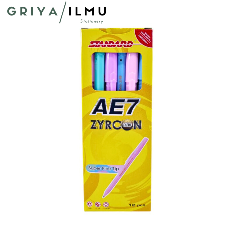 

Bolpoin STANDARD AE7 Zyrcon 0.38mm Super Tip Black (024112)