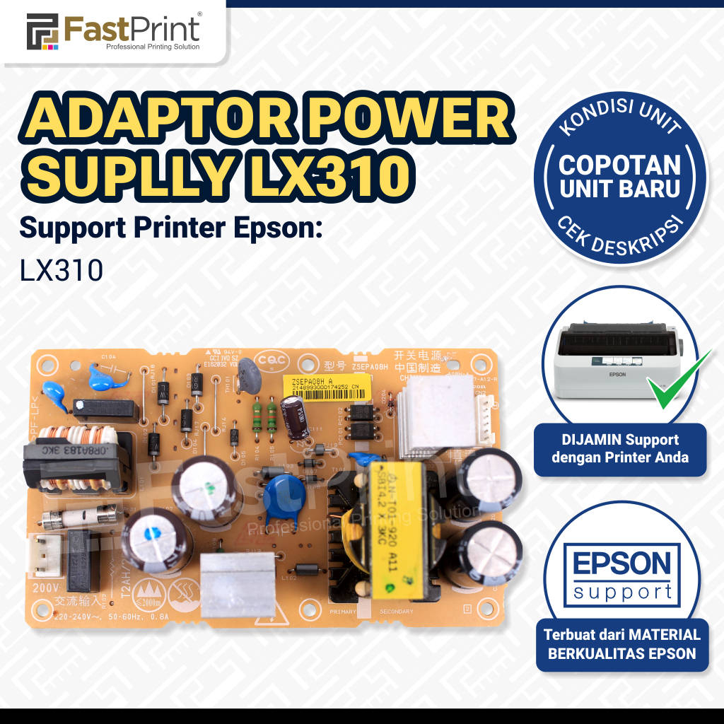 Power Supply Spare Part Printer Epson LX 310