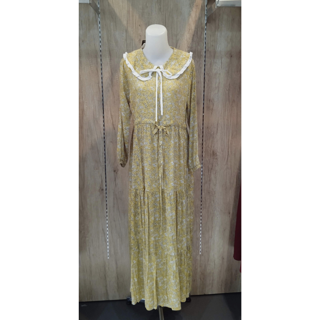 GAMIS BUNGA KOREAN STYLE/ GAMIS BUNGA TERBARU