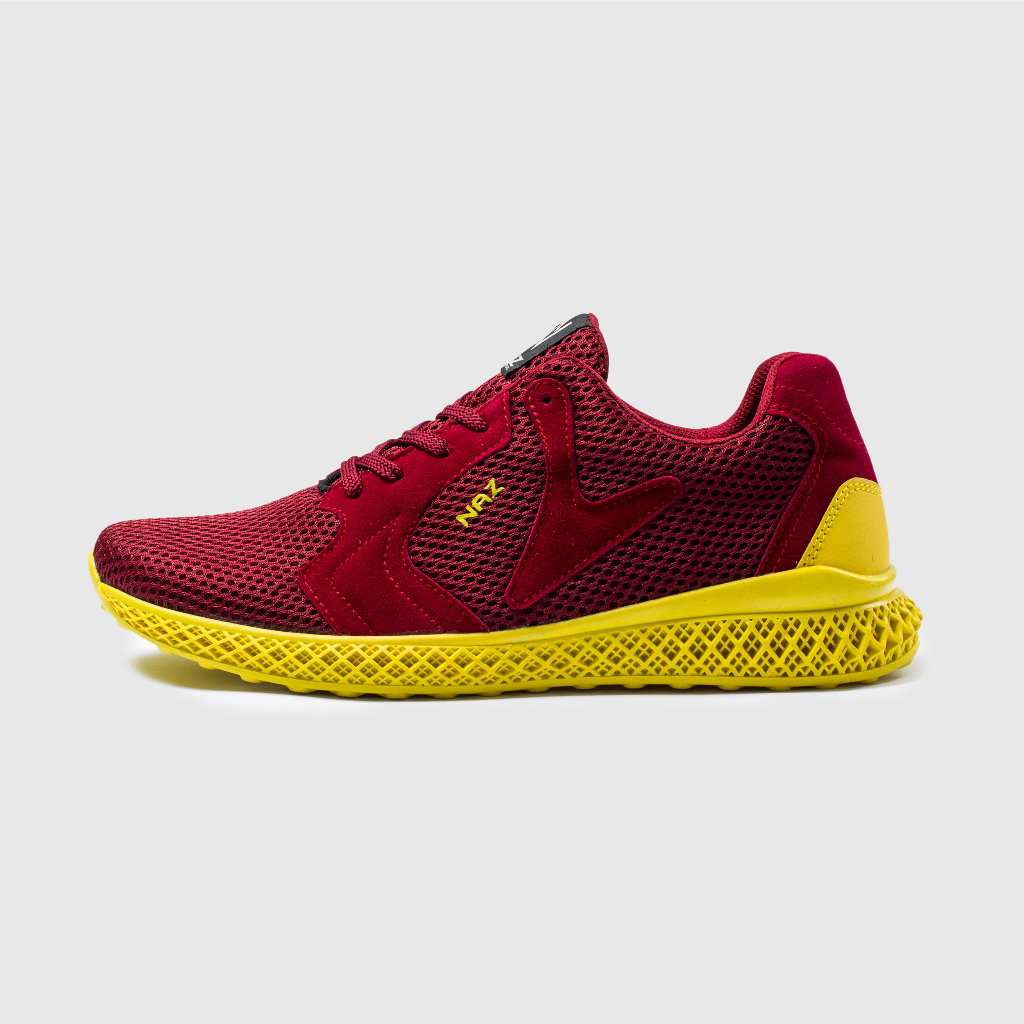 DALVIN RED |ManNeedMe x NAZ| Sepatu Sneakers Pria Casual / Sepatu Olahraga - Running Shoes ORIGINAL