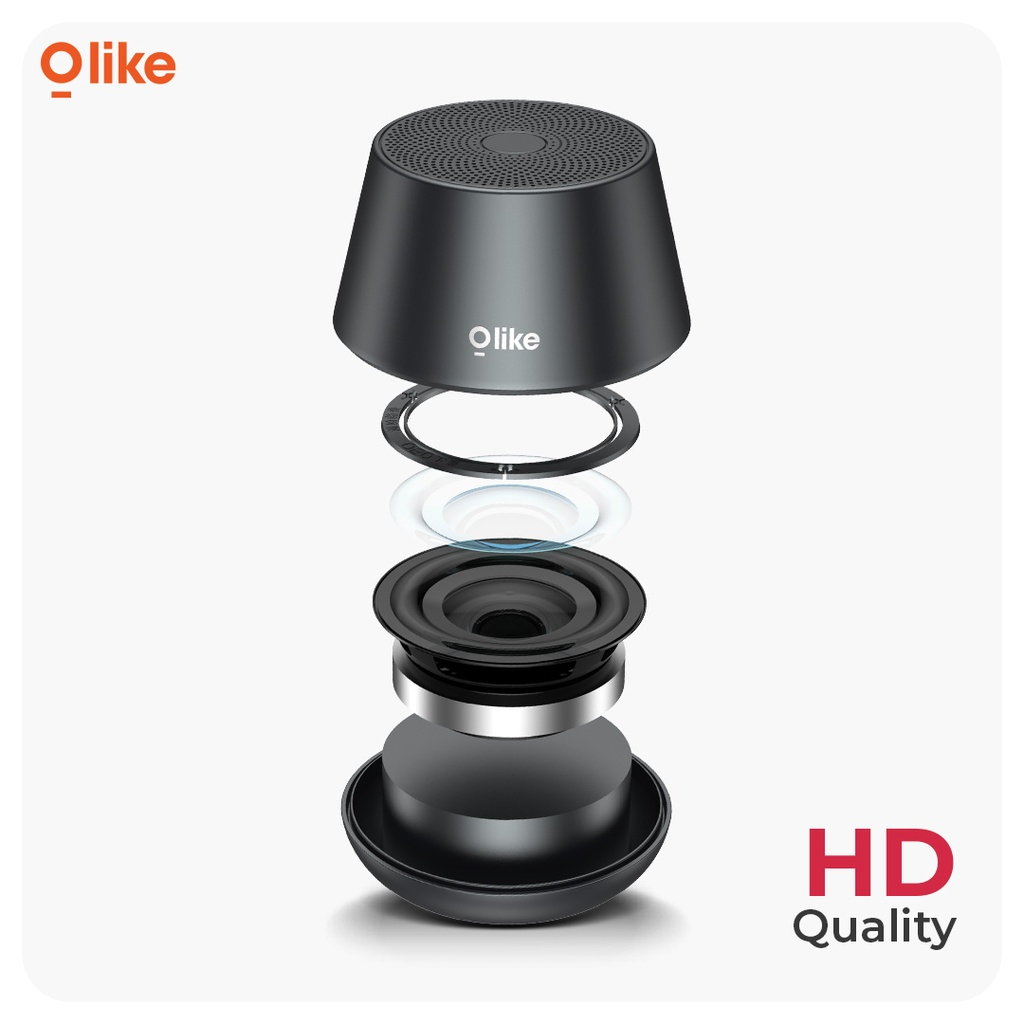 PROMO OLIKE SPEAKER BLUETOOTH 5.3 WIRELESS PORTABLE TWS STEREO MIC OBS-600 BY.MINIGO