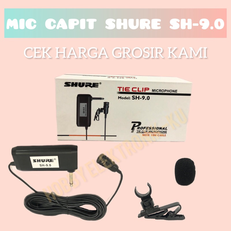 MICROPHONE CAPET CLIP SHURE SH-9.0