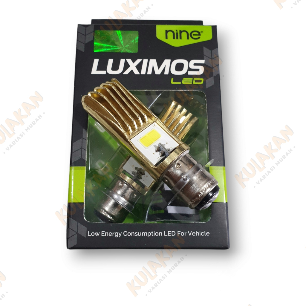 Lampu Utama Motor Luximos Led H6 COB AC DC Matic Bebek Beat Vario Lama Mio Hi Low PnP White 9 Nine