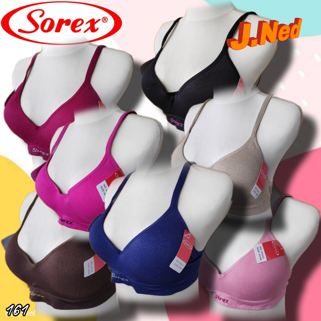 J161 BRA SOREX BUSA ADA KAWAT BH/BRA SOREX BRA WANITA SOREX CUP SEDANG