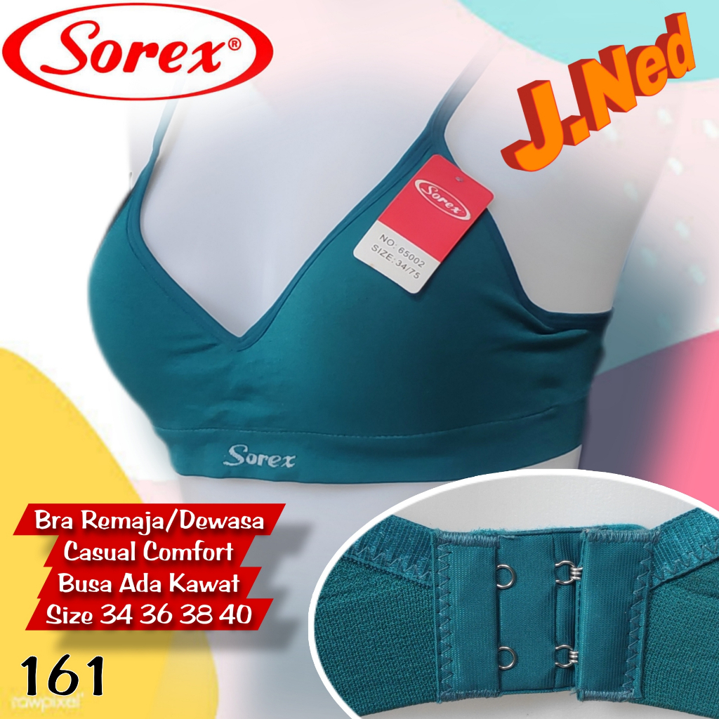 J161 BRA SOREX BUSA ADA KAWAT BH/BRA SOREX BRA WANITA SOREX CUP SEDANG