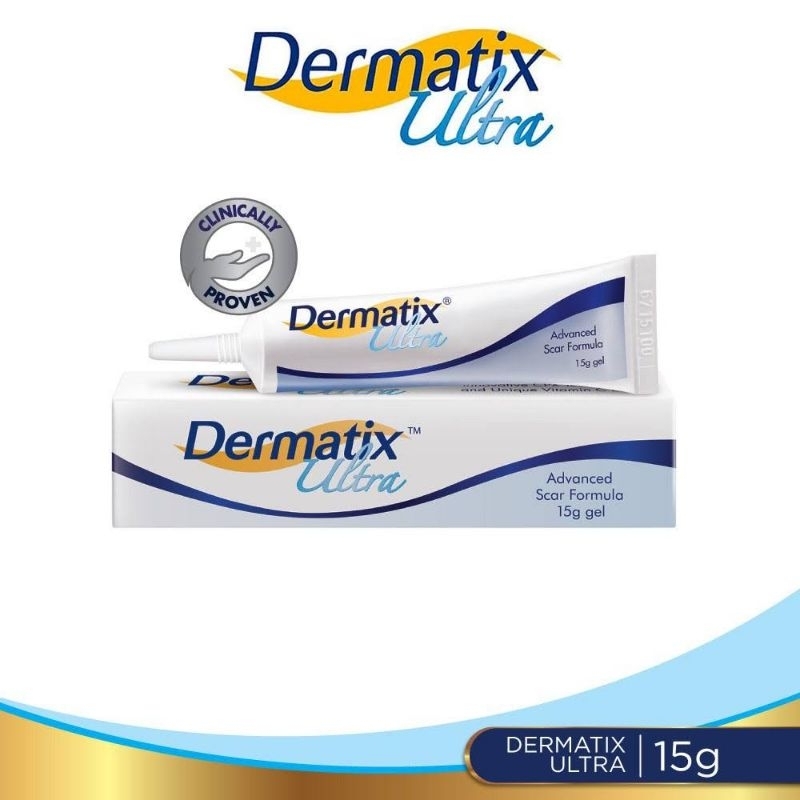 Dermatix Ultra Gel 15 gram. Gel Bekas Luka, Gel Cedera Kulit, Gel Keloid, Gel Jaringan Parut, Gel Luka Parut