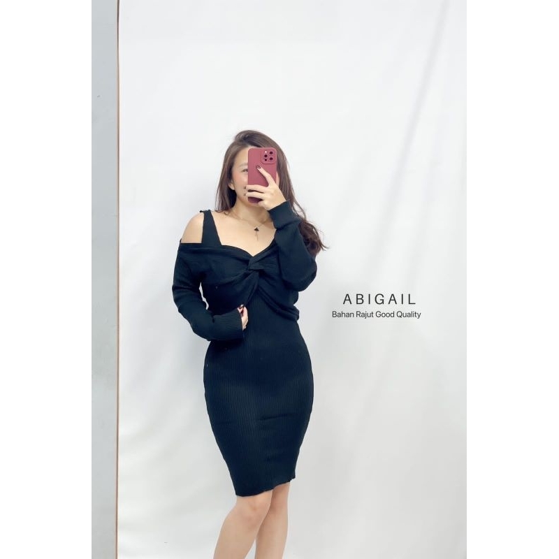 MDLV ~ Dress Rajut Abigail NZ 2in1 Bodycon