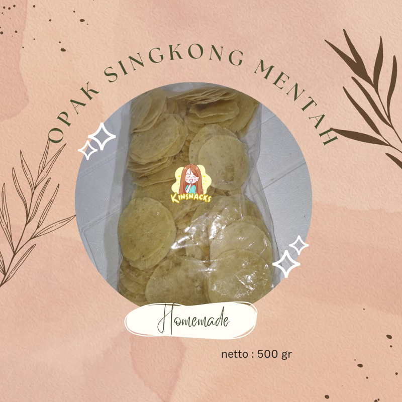 

Opak Singkong Mini Mentah