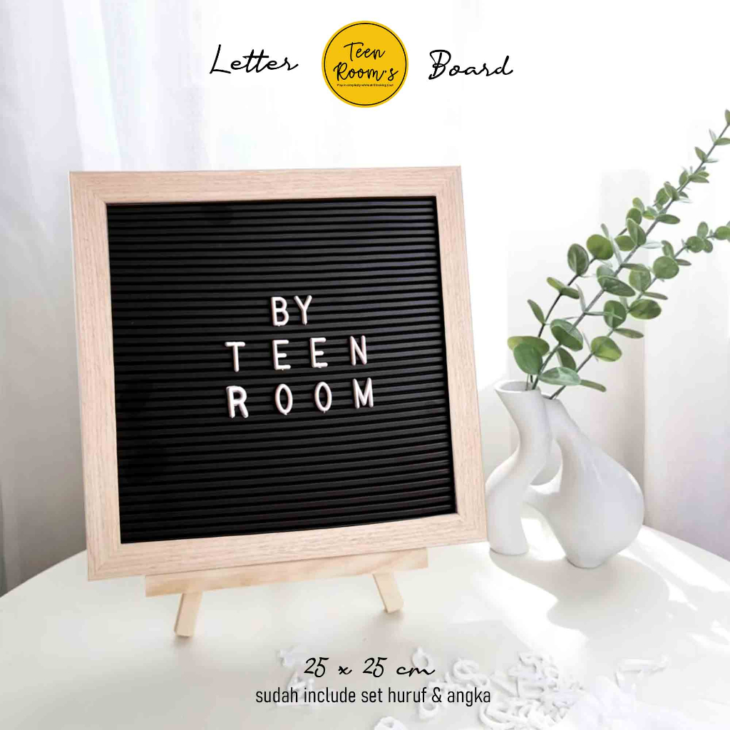 Teen Room | Letter Board / Message Board Properti Foto Prewed Dekorasi Aesthetic Newborn Baby