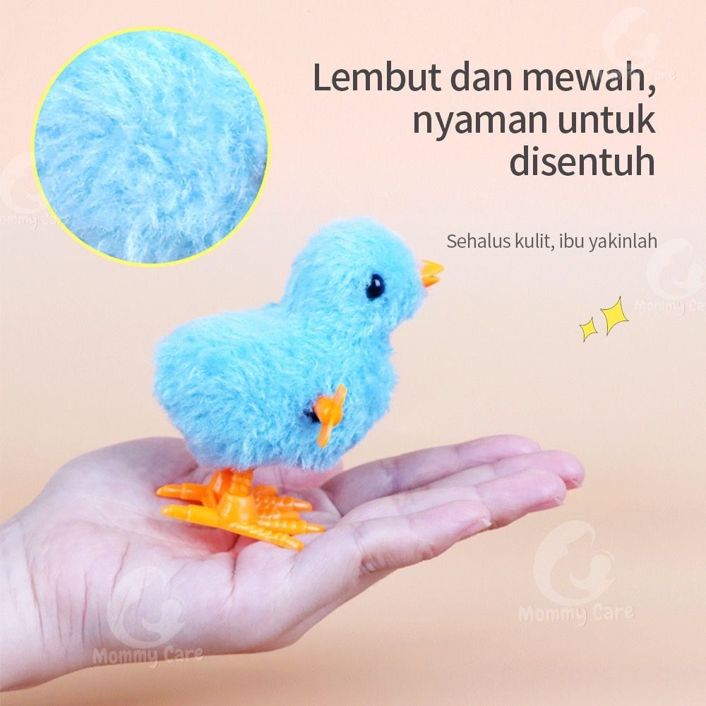 Mainan Anak Ayam Itik Berjalan Model Putar Plush Bayi Animal Hewan Lucu Gerak / Mainan Itik Putar