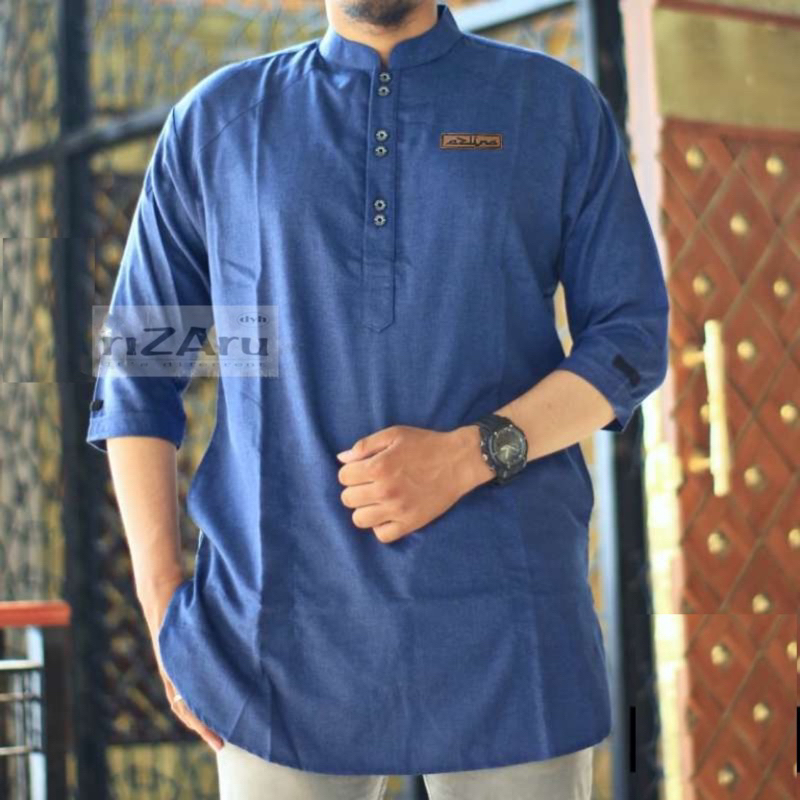 Koko Kurta Tangan 3/4 bahan madinah by riZAru