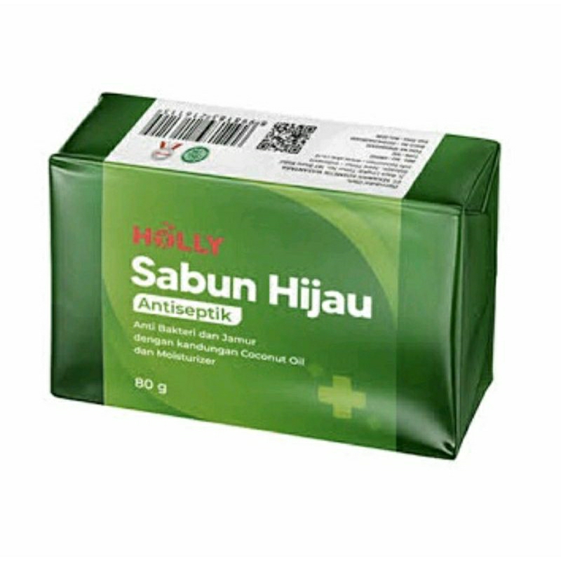 HOLLY Sabun Hijau Antiseptic 40gr | 80gr - Sabun Kesehatan Mengatasi Gatal Kulit