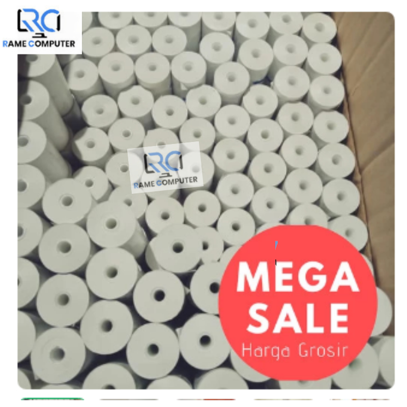 

Kertas Thermal/ Struk /Kasir/ EDC /Paper Roll 57x50 mm