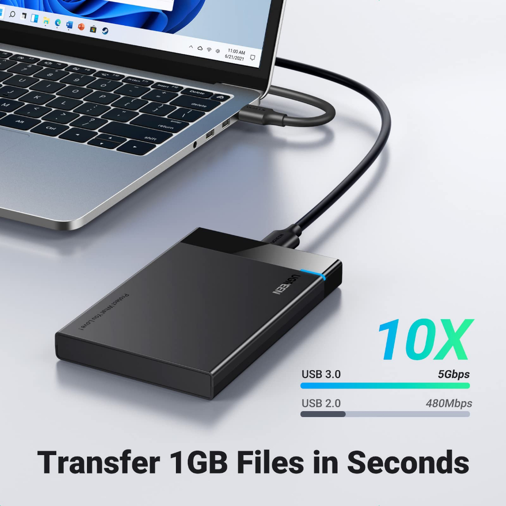 Ugreen Casing Hardisk External Hdd 2,5 "Sata Usb 3.0