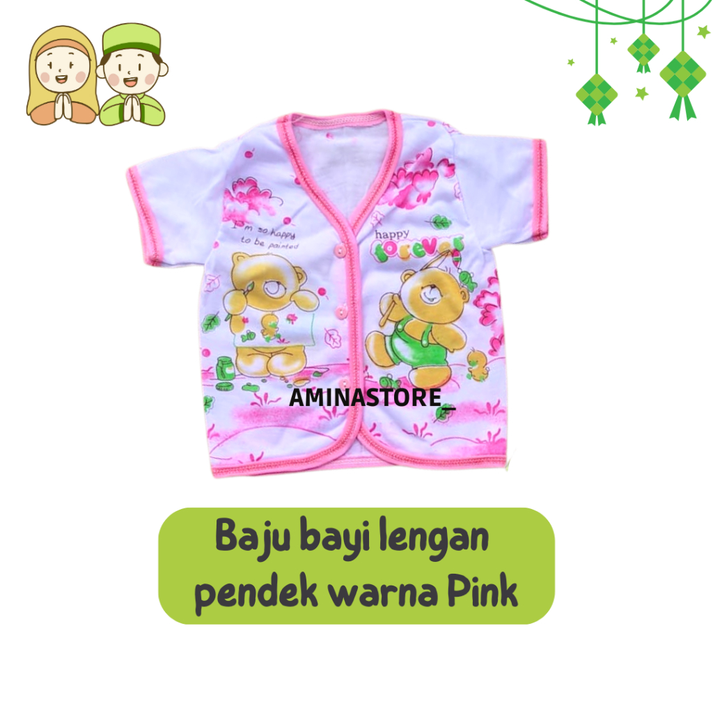 baju bayi lengan pendek katun pakaian bayi baju bayi newborn baju bayi baru lahir baju atasan bayi atasan bayi perempuan atasan bayi laki laki perlengkapan bayi baru melahirkan perlengkapan bayi murah toko perlengkapan bayi