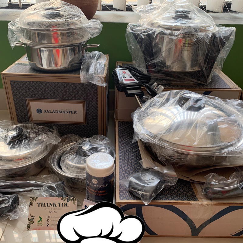 paket saladmaster personal set+saladmaster wok 5 qt+saladmaster multi purpose oil core (MP5)
