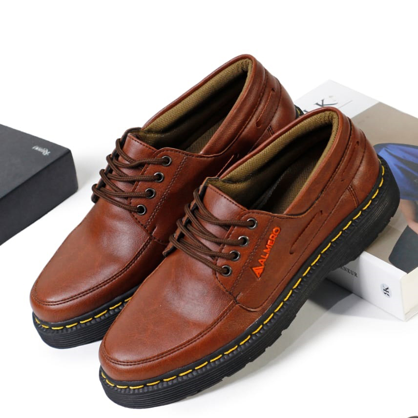 Fatimahshoes Formal Sepatu Kerja Kantor Pria Pantofel Resmi Kasual.