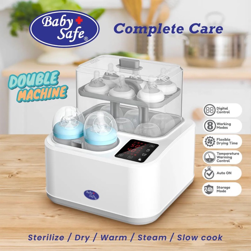 Baby safe complete care system lb915 ( sterlilizer - warmer - dryer - steam - slow cooker )