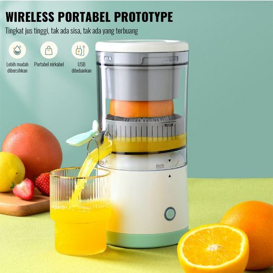 SLOW Blender Mini Juicer Portable Alat Peras Buah Otomatis Multifungsi