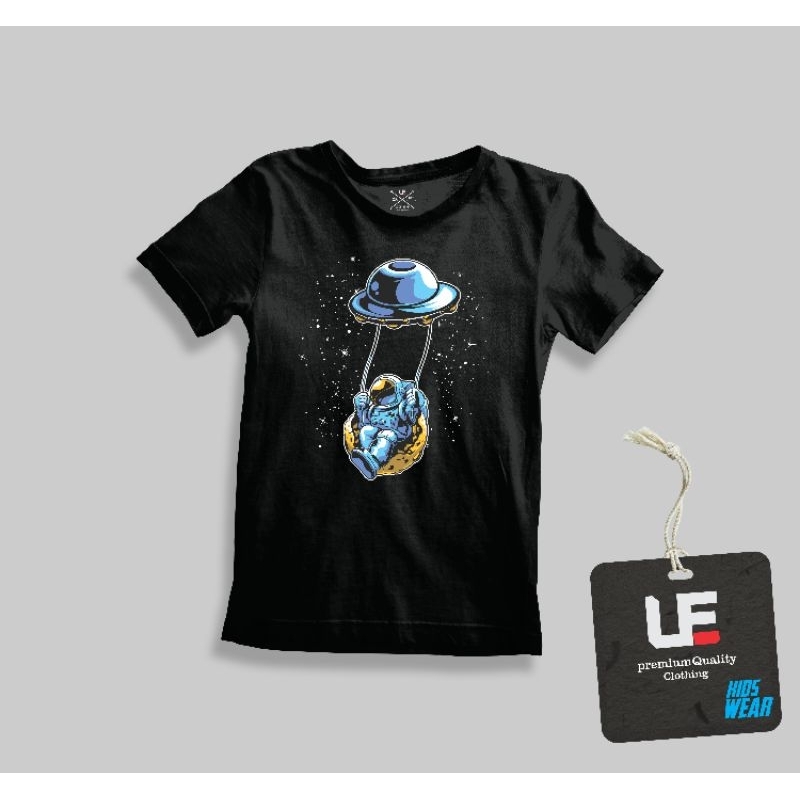 Kaos distro anak motif astronot