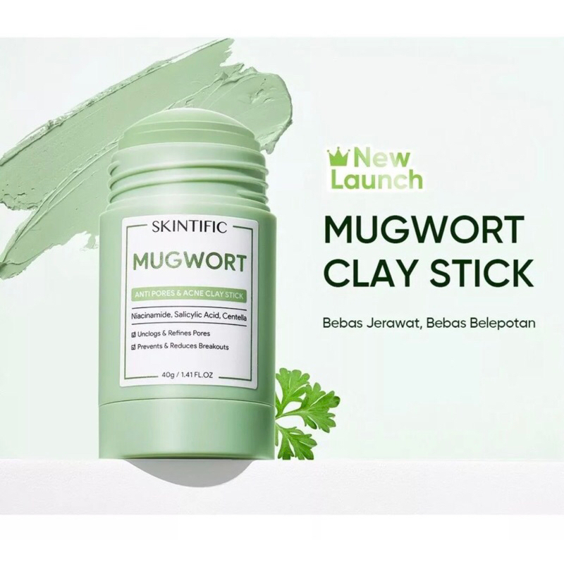 SKINTIFIC Mugwort Acne Clay Stick 40g