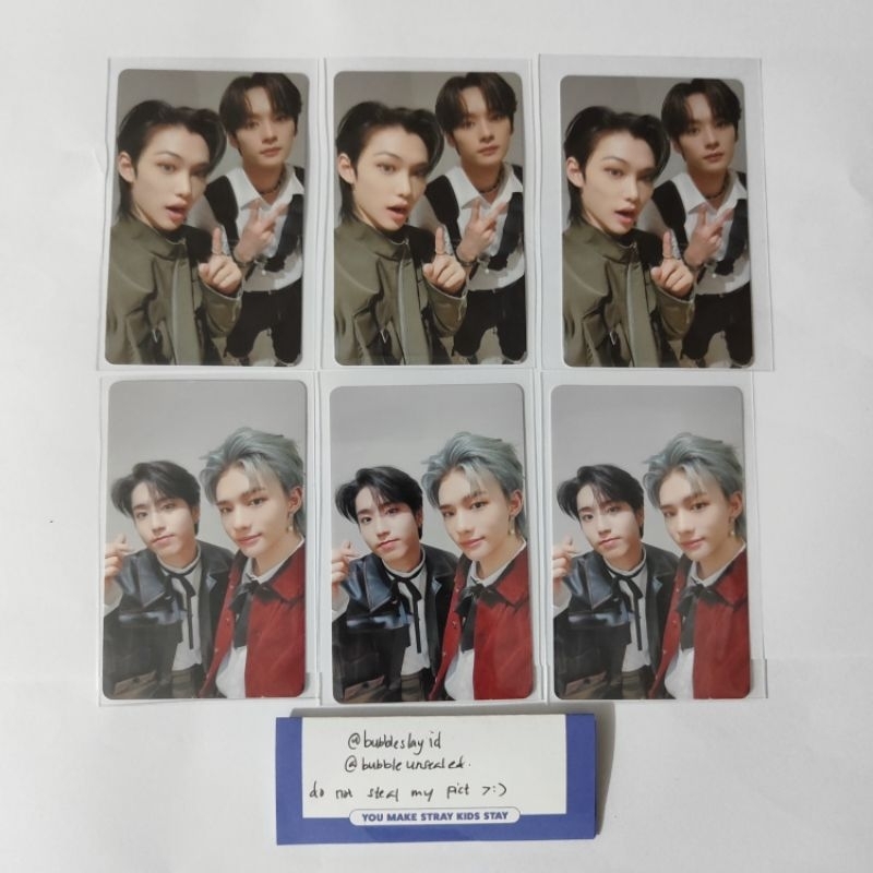 (ngabisin stok) JAPAN FC UNIT STRAY KIDS THE SOUND ALBUM MINLIX HYUNSUNG CHANGJIN SEUNGLIX SKZ (lino