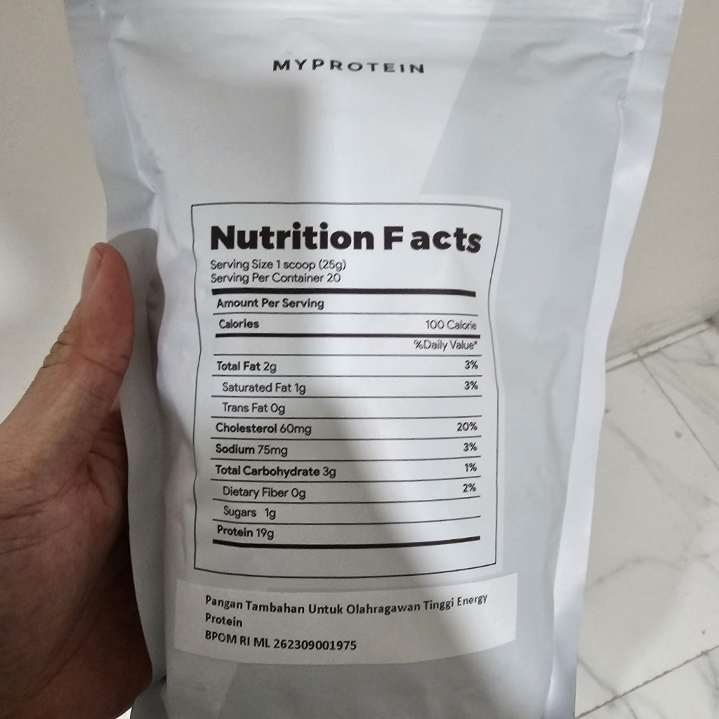 My Protein Impact Whey 1lbs 20 Serving TrIal Size