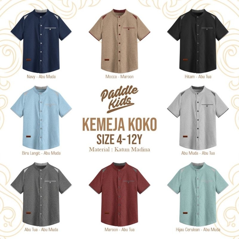 DISKON KEMEJA KOKO (KEMKO) PADDLEKIDS Paddle Kids