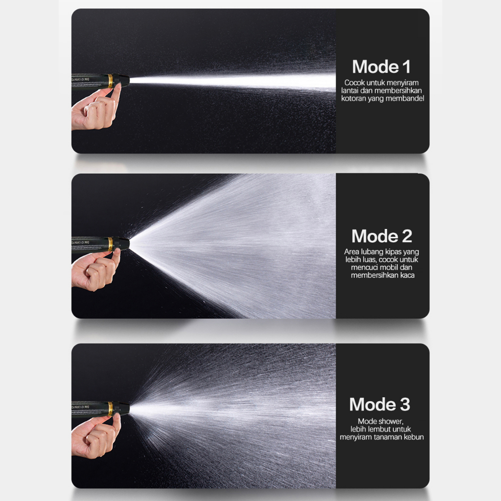 { OMG } Semprotan Air Kuningan / Semprotan Air Cuci Motor Mobil Taman Hose Nozzle Spray & Semprotan air  Pistol Kuningan Buat Cuci Mobil Motor Kendaraan / Semprotan Pistol Air Nozzle Spray-3