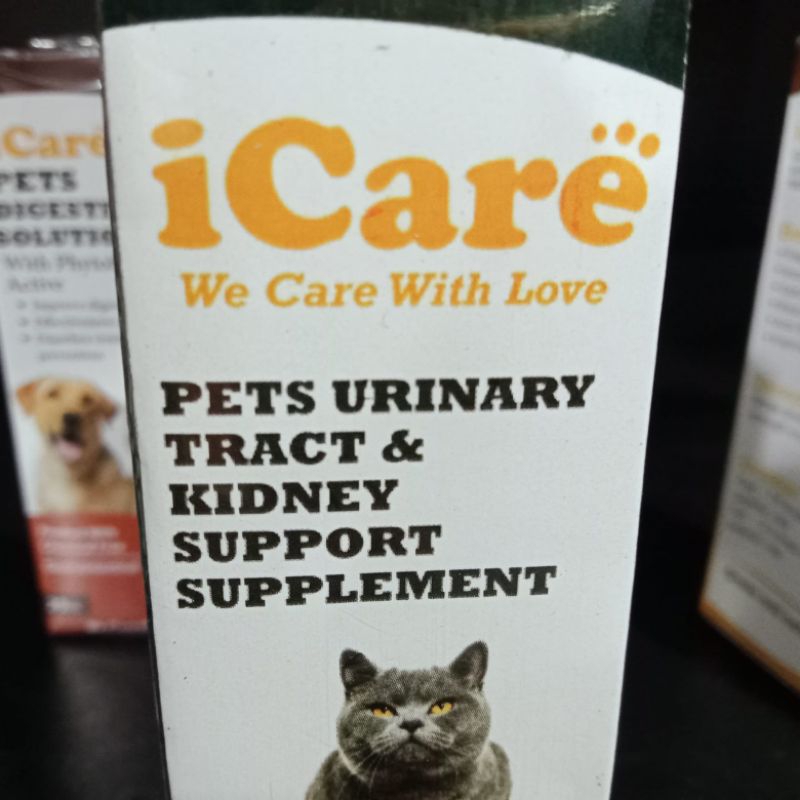 I Cate Pets Immune, Digestive Solution, Urinary Tract &amp; Kidney 20ml | pets for cat &amp; dog icare