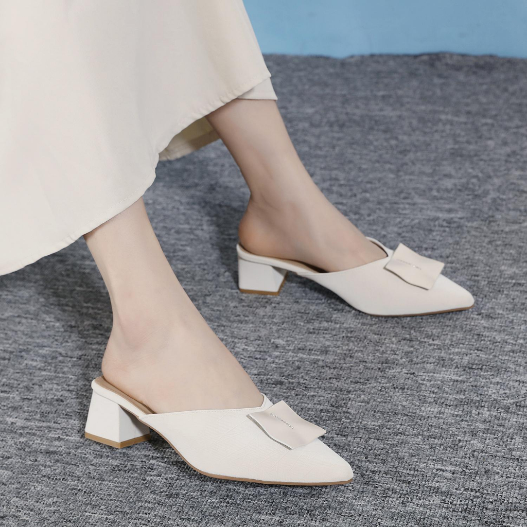GSW High Heels wanita import Sepatu hak tahu wanita ( IA01 ) Sepatu Pesta wanita 5 cm sendal wanita import sepatu kerja wanita
