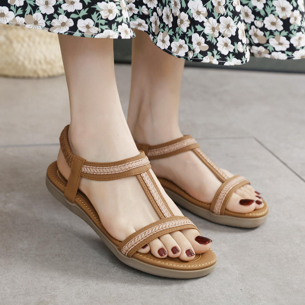 GSW Sandal wanita import Sepatu sandal wanita sendal wanita import ( SD-10 ) sandal karet wanita Sandal flat wanita