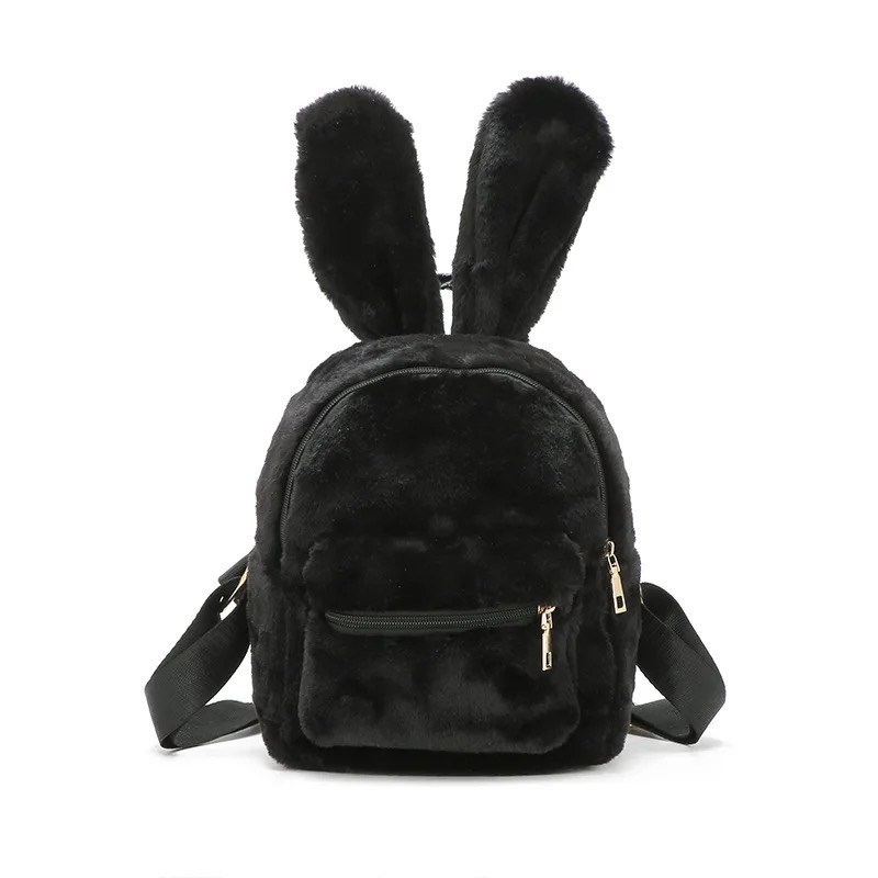 PROMO SALE 10.10 - TAS RANSEL BULU - RANSEL BULU IMPORT KOREA TAS WANITA LUCU BUNNY BULR FURBEAUTY BISA COD