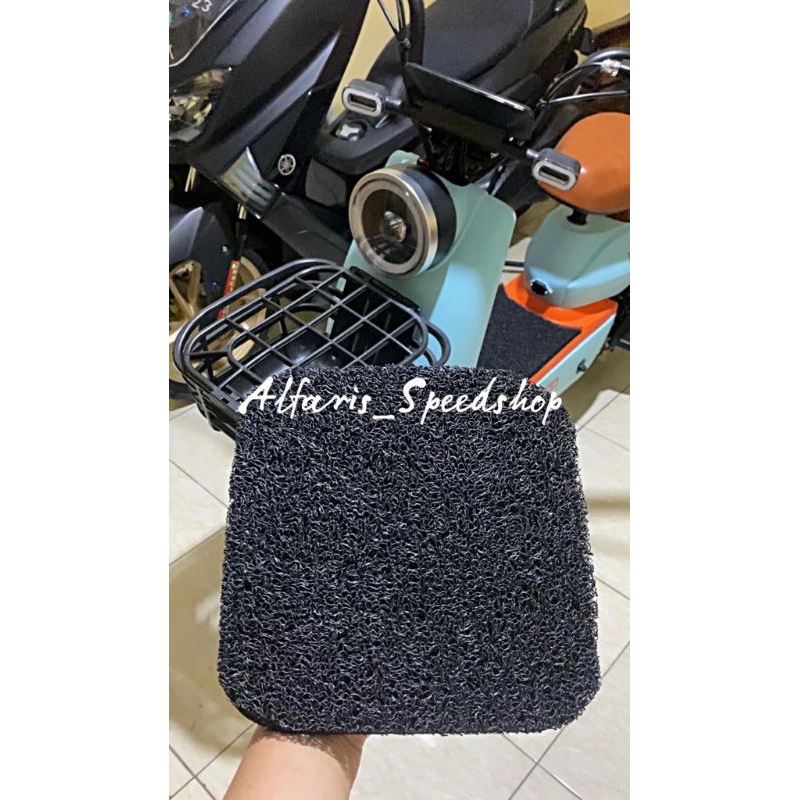 Karpet alas keranjang motor listrik motor charger warna lengkap karpet alas keranjang sepeda listrik