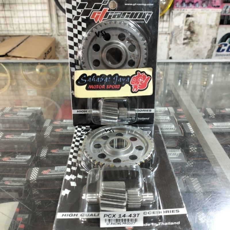 Gigi Rasio GF RACING PCX CBU Vario 125 Vario 150 14-42 14-43