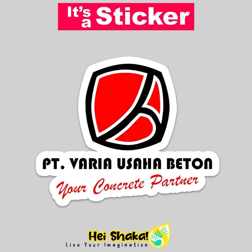 

Stiker Varia Usaha Beton VUB Sticker Bahan Vinyl Anti Air