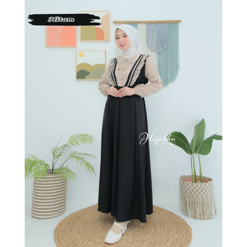 LIRRA DRESS HIJABKU, GAMIS RENDA, BAJU MUSLIM