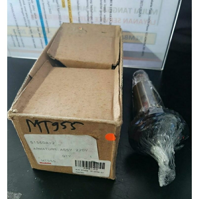 Armature Angker Rotor Maktec MT955/Mesin Gerinda Maktec MT-955 Original Part Number 515608-2