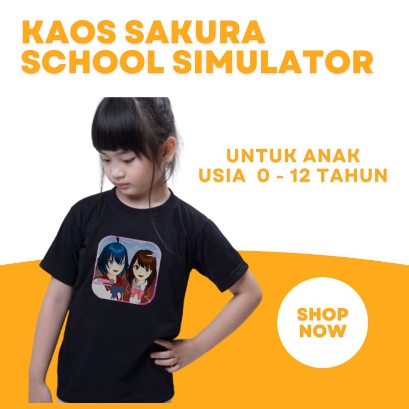 Kaos Sakura School Simulator Kaos Anak